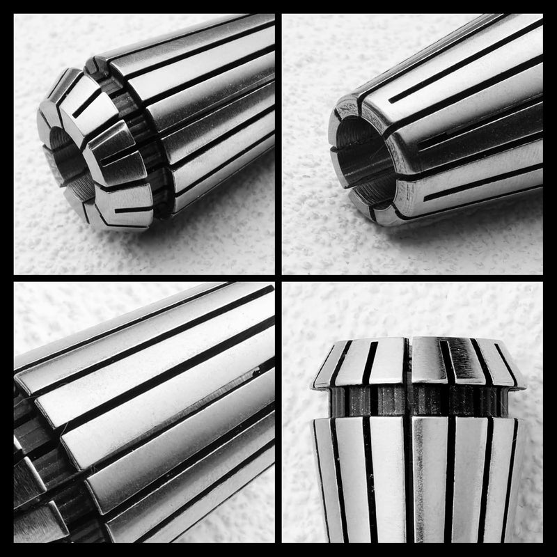 Genmitsu ER20 Router Collet, 14PCs, 1/16″ to 1/2″ CNC Engraving Router Bit Collet for Engraving Machine Tool, CNC Router, and Driver - Image 4